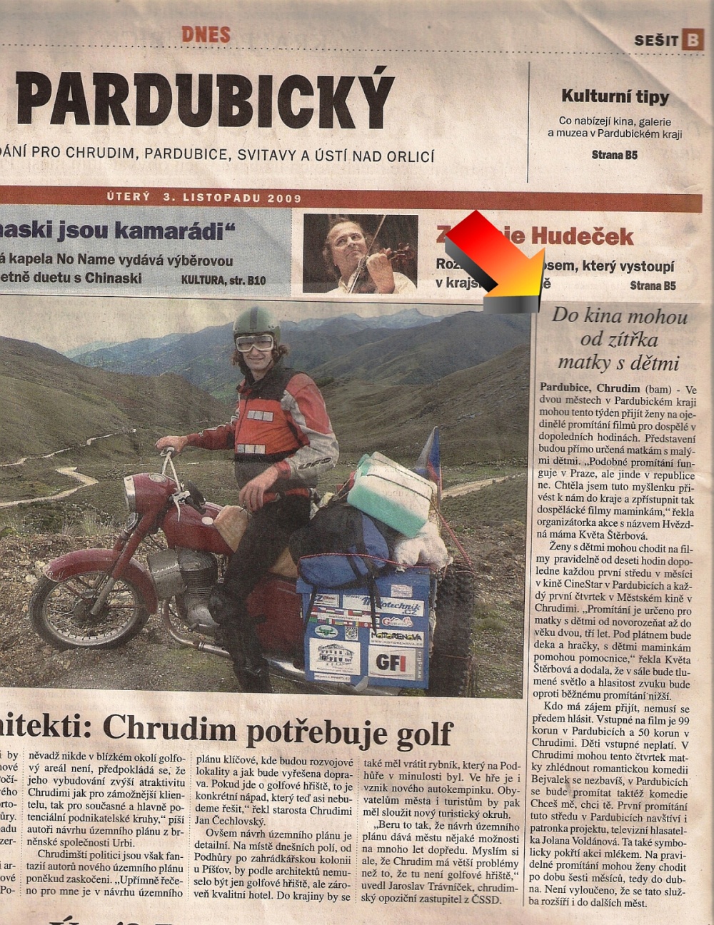 Článek v Mladé frontě před akcí